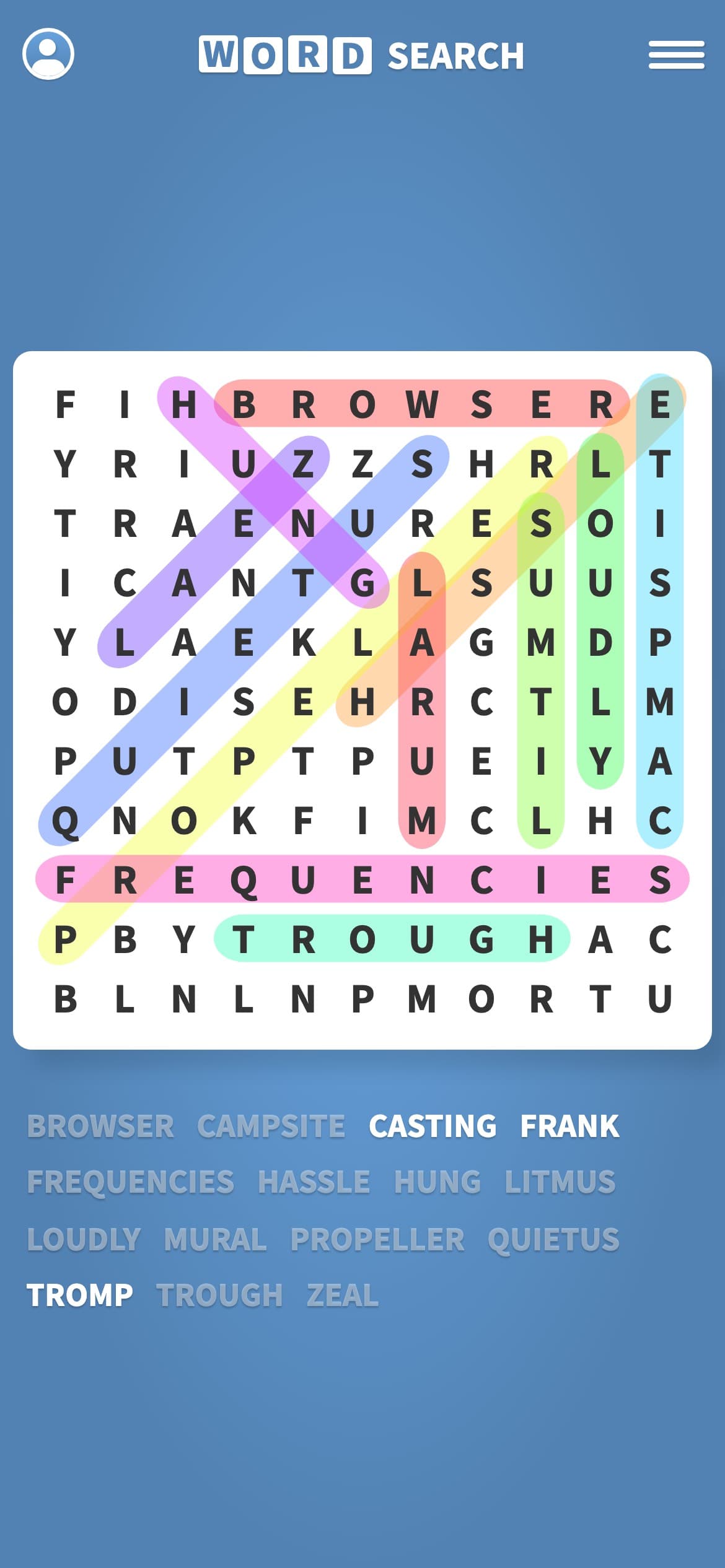 Word Search Puzzles ·· screenshot 2 - screenshot