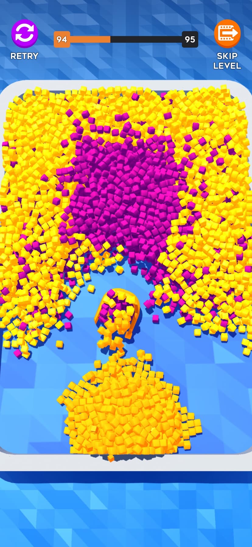 Collect Cubes - ASMR Puzzle screenshot 2 - screenshot