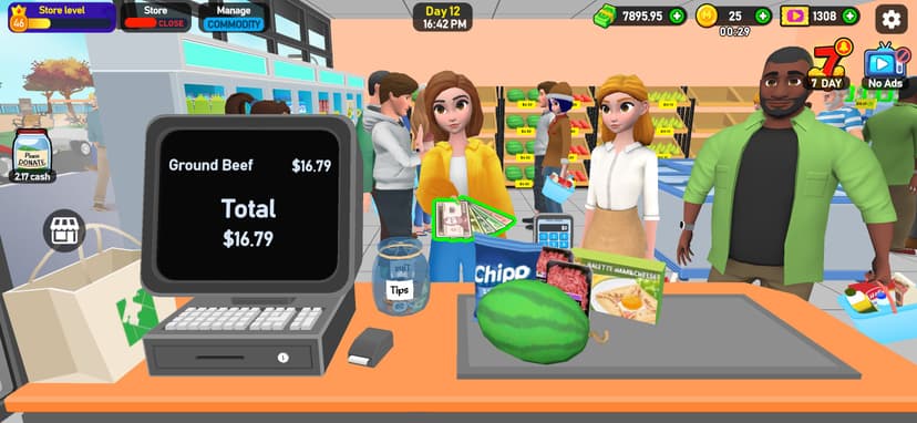 Supermarket Tycoon 3D screenshot 1 - screenshot