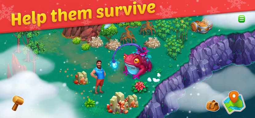 Kong Island: Farm & Survival screenshot 1 - screenshot