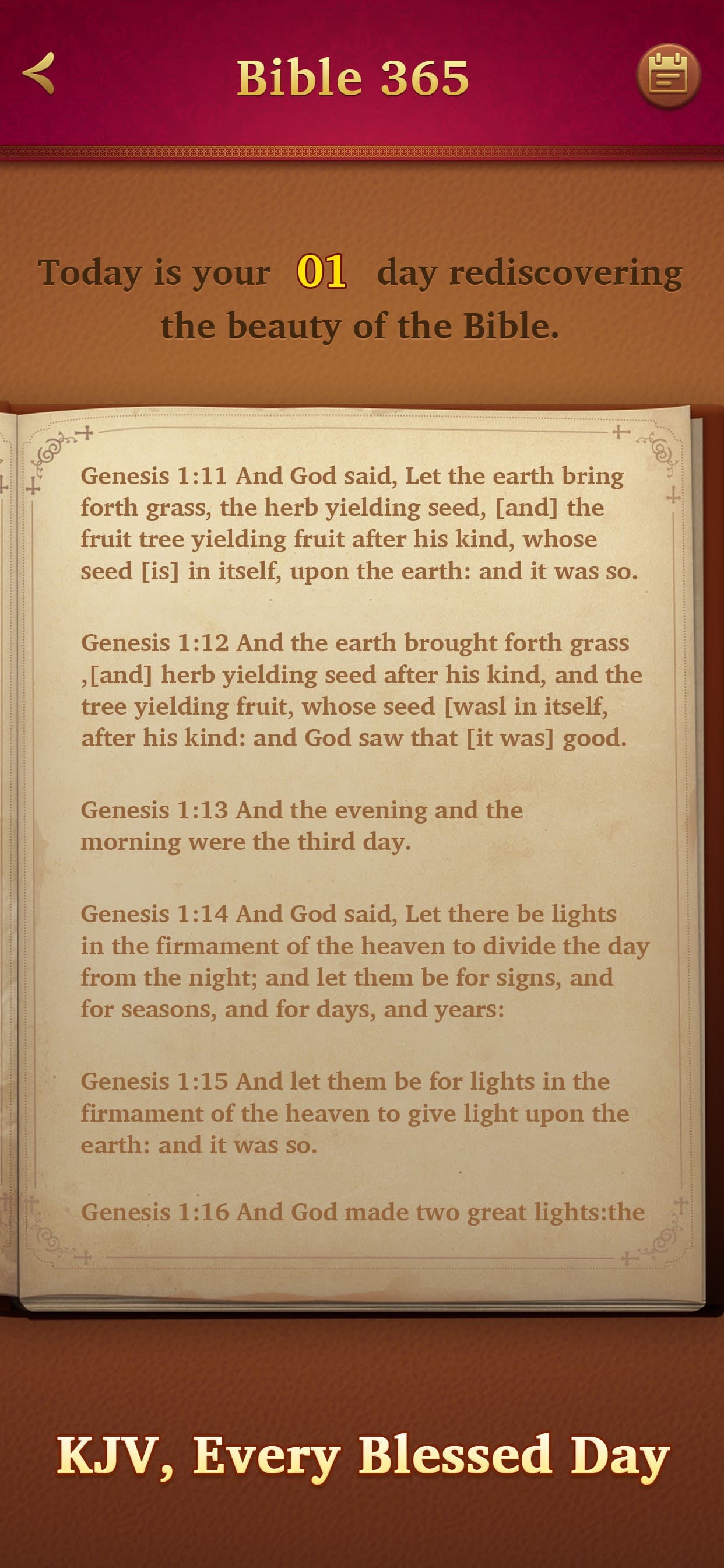 KJV Solitaire - Daily Bible screenshot 4 - screenshot