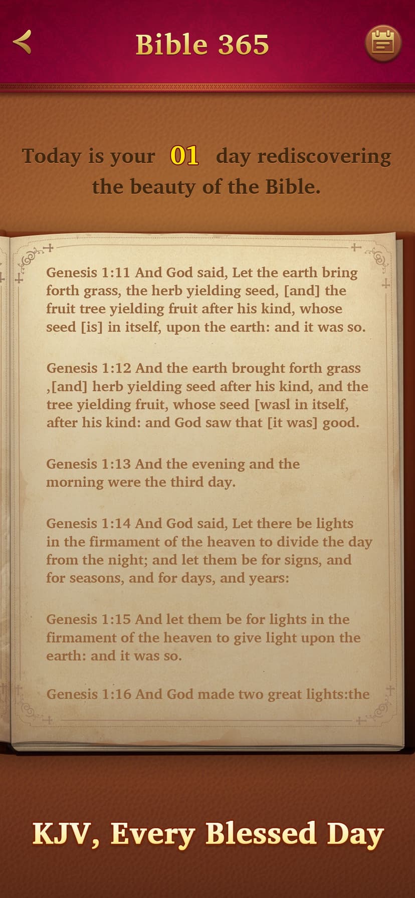KJV Solitaire - Daily Bible screenshot 4 - screenshot