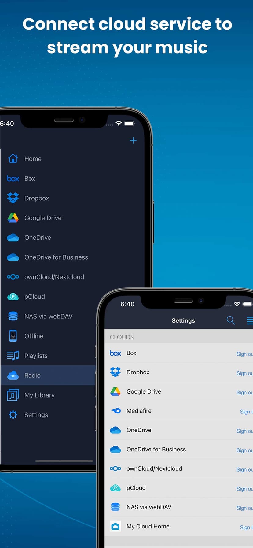 CloudBeats: Cloud Music Player screenshot 3 - screenshot