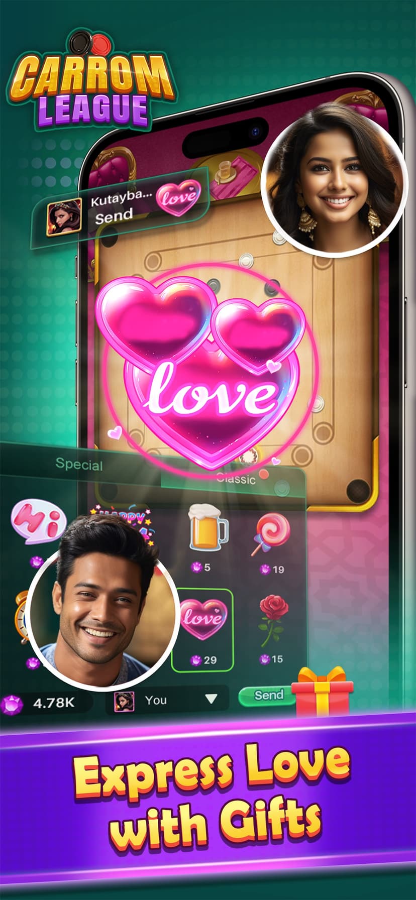 Carrom League: Online Game screenshot 2 - screenshot