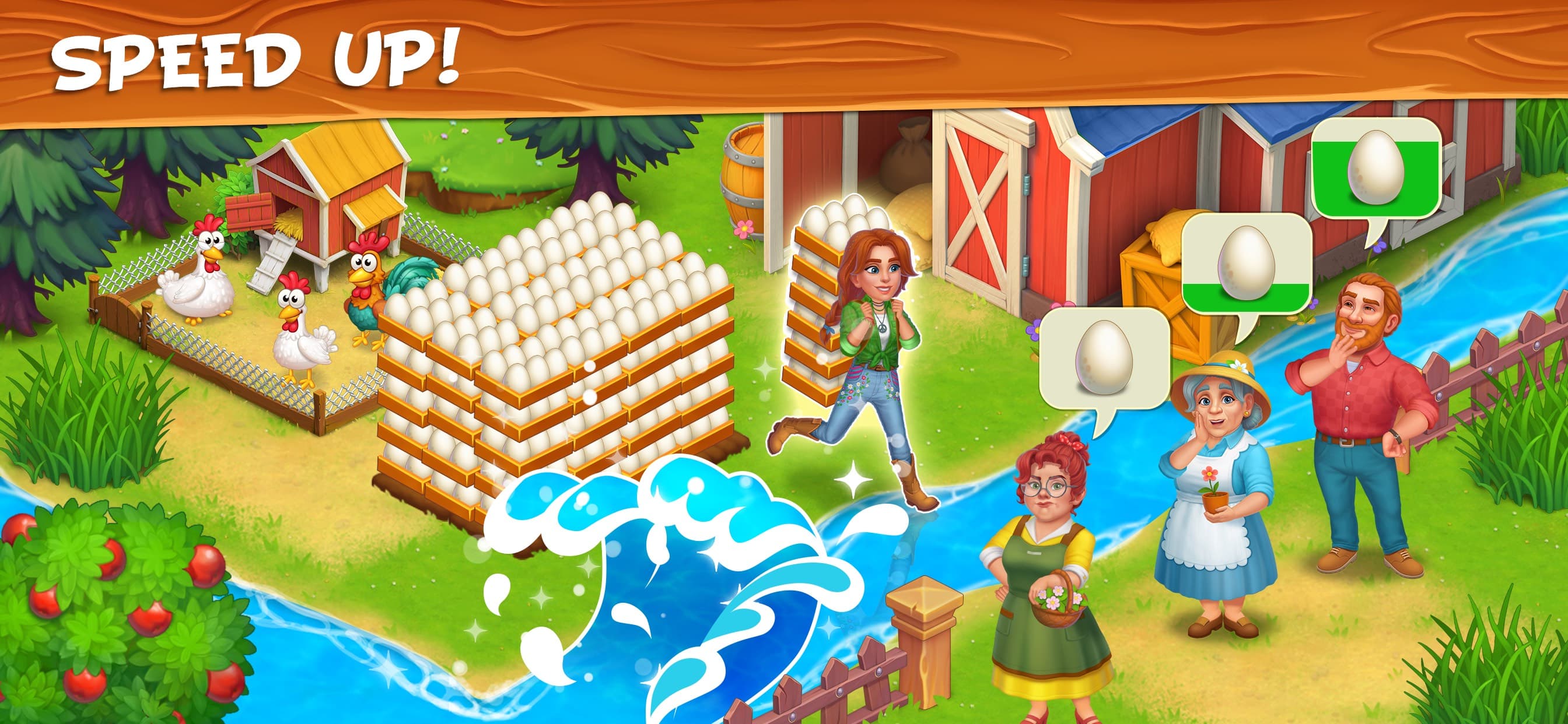 Farm Town: Family Farming Game screenshot 1 - screenshot