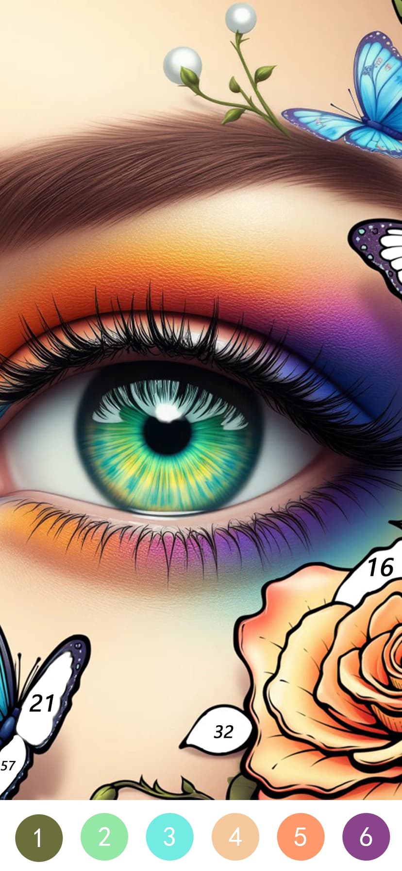 Makeup Color Paint By Number screenshot 5 - screenshot