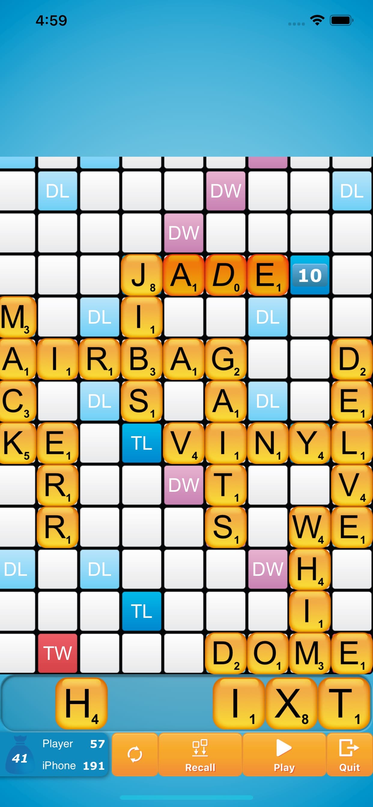 Classic Words (solo word game) screenshot 2 - screenshot