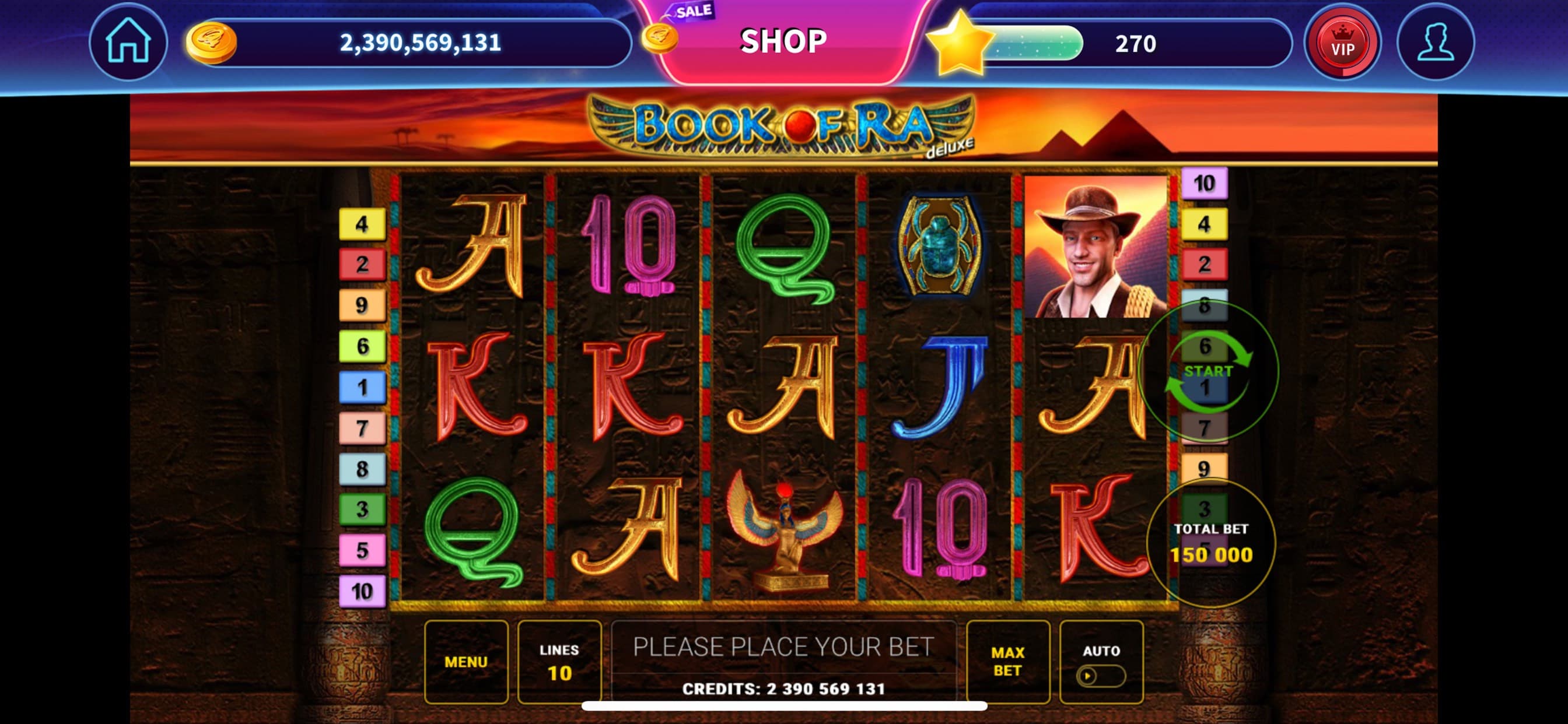 Book of Ra™ Deluxe Slot screenshot 1 - screenshot