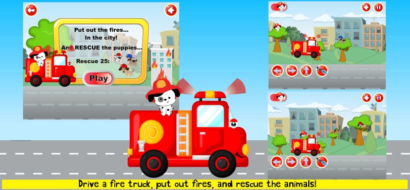 Fireman Game Fire-Truck Games screenshot 6 - screenshot