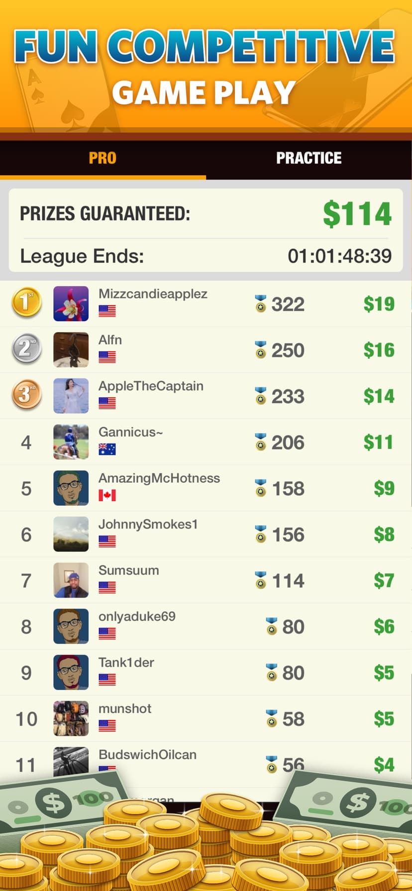 Gin Rummy Gold - Win Prizes! screenshot 3 - screenshot