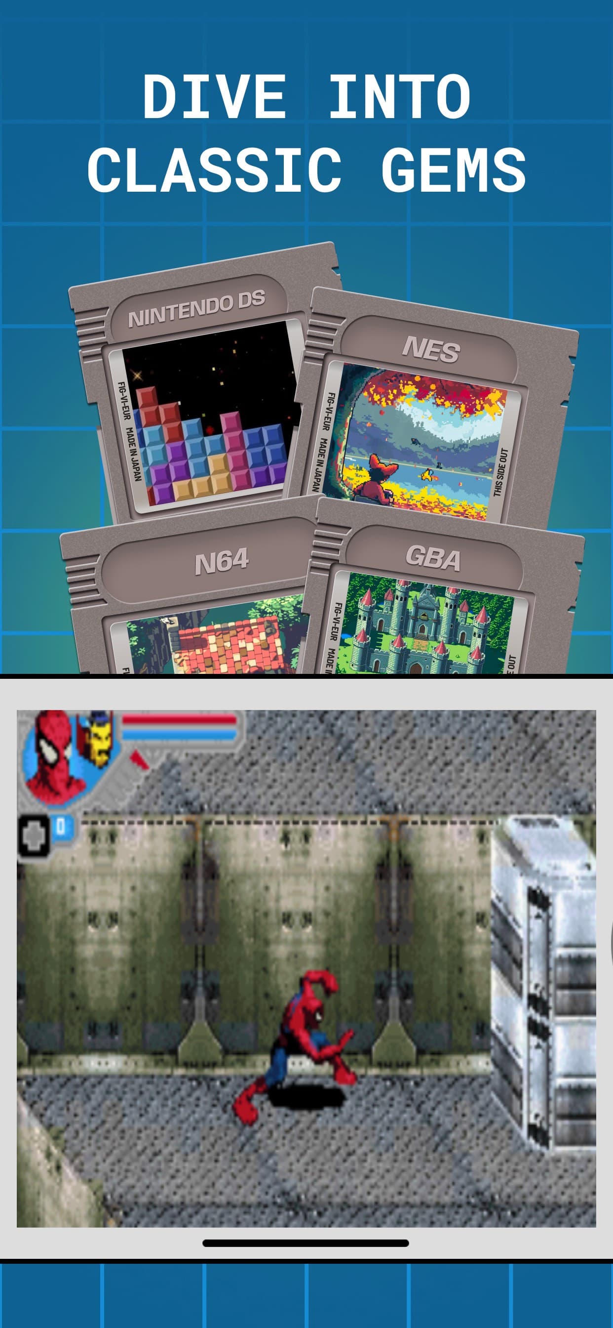 Retro game emulator - GBA, DS screenshot 2 - screenshot