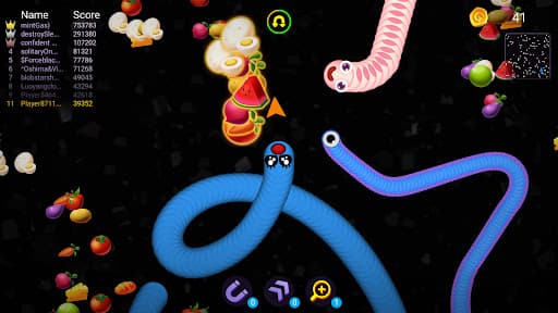 Snake Battle: Worm Snake Game screenshot 1 - screenshot