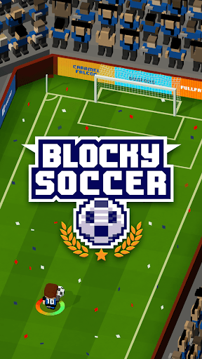 Blocky Soccer screenshot 1 - screenshot