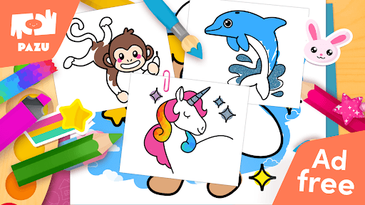 Coloring games for kids 2-6 screenshot 2 - screenshot