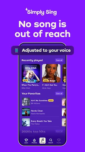 Simply Sing: My Singing App screenshot 1 - screenshot