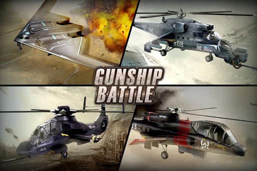 GUNSHIP BATTLE: Helicopter 3D screenshot 1 - screenshot