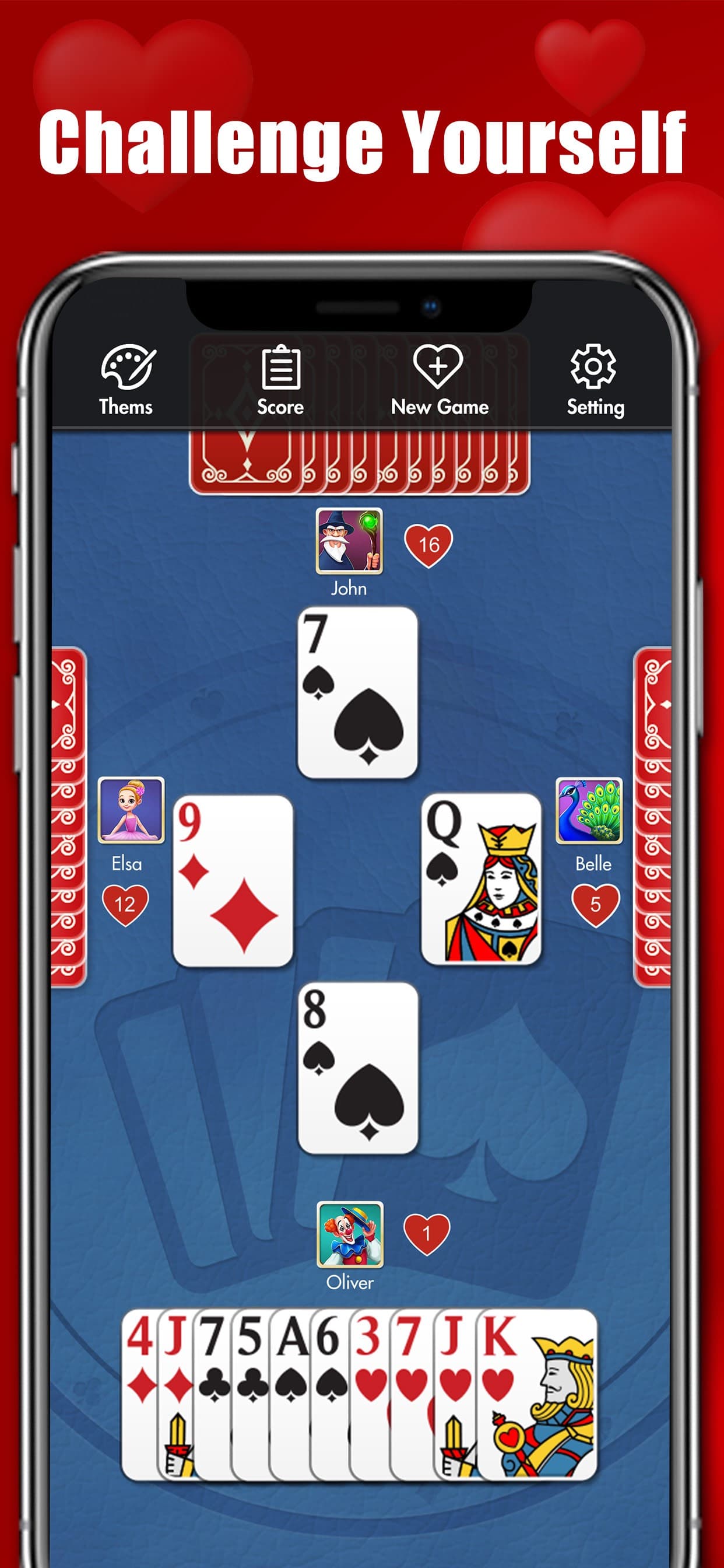 Hearts : Classic Card Games screenshot 2 - screenshot