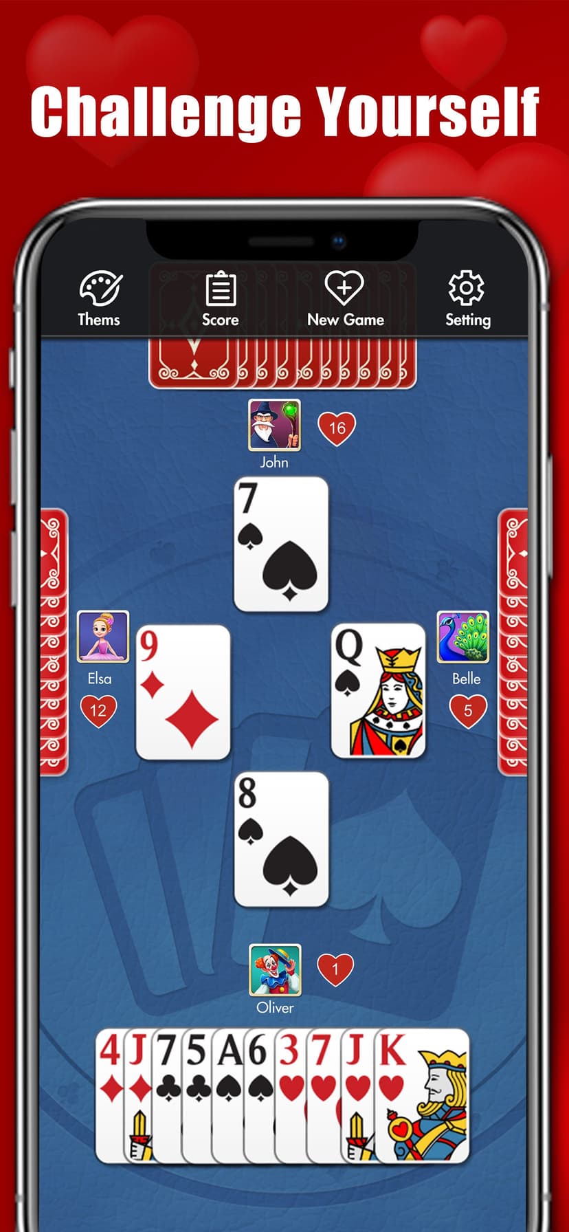 Hearts : Classic Card Games screenshot 2 - screenshot