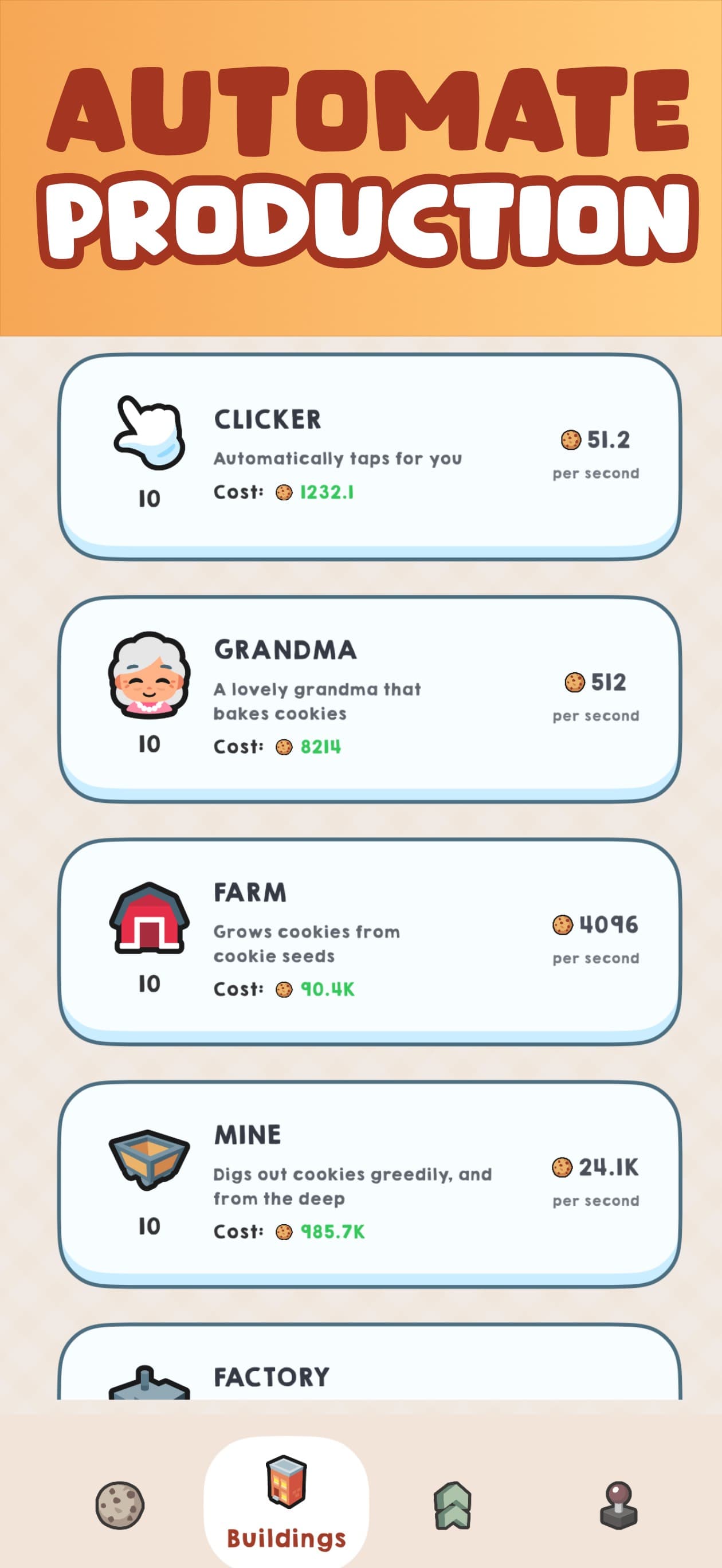 Cookie Empire: Idle Clicker screenshot 2 - screenshot