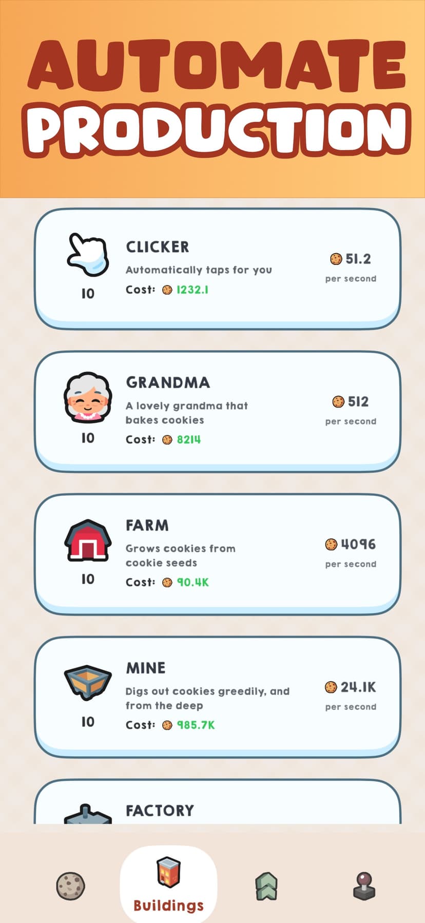 Cookie Empire: Idle Clicker screenshot 2 - screenshot
