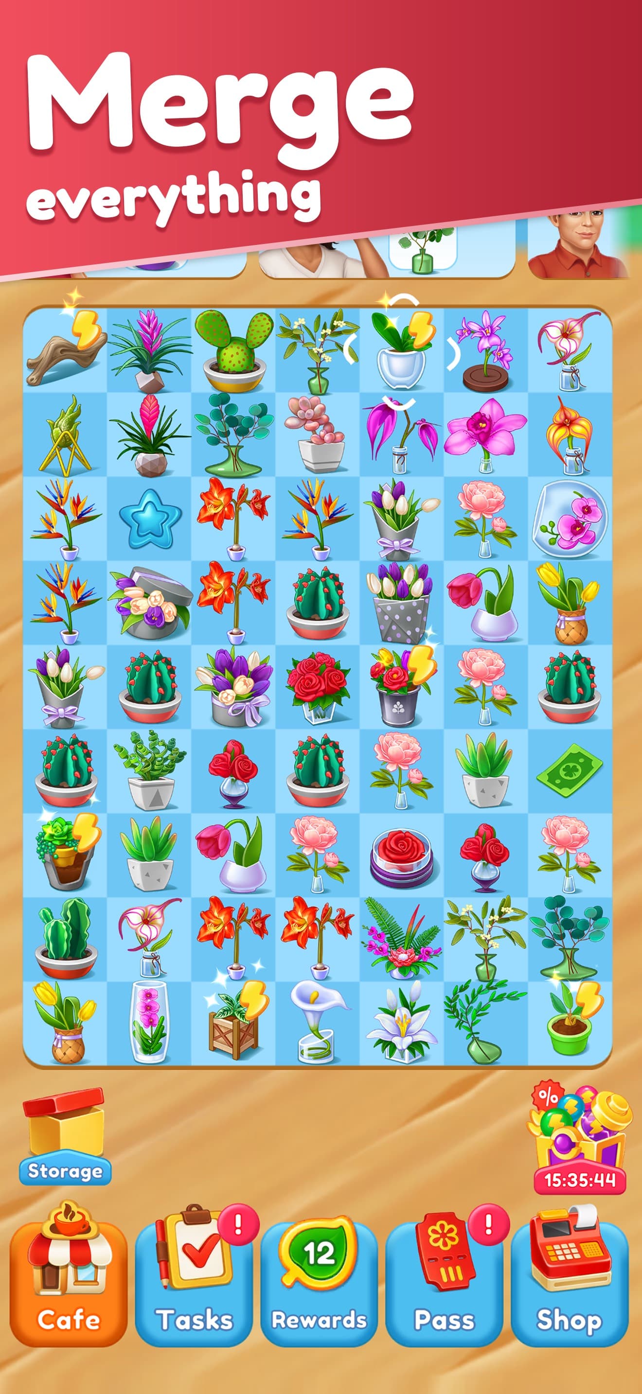 Joy Cafe: Tasty Merge Game screenshot 3 - screenshot