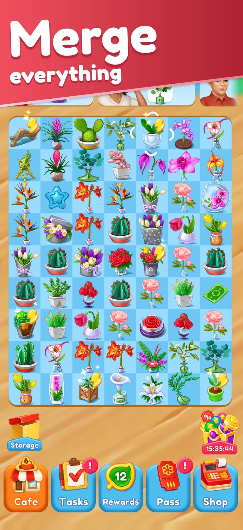 Joy Cafe: Tasty Merge Game screenshot 3 - screenshot
