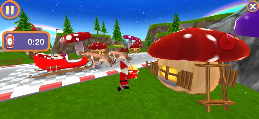 Santa Christmas Infinite Track screenshot 1 - screenshot