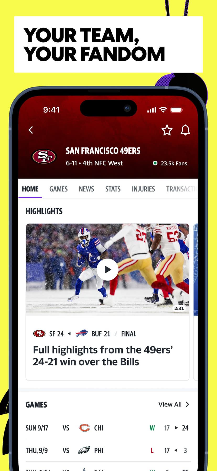 Yahoo Sports: Scores and News screenshot 6 - screenshot