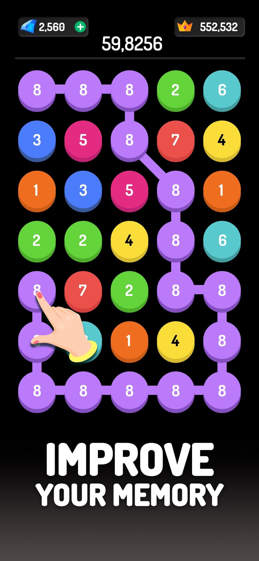 Merge Dots - Number Match Game screenshot 3 - screenshot