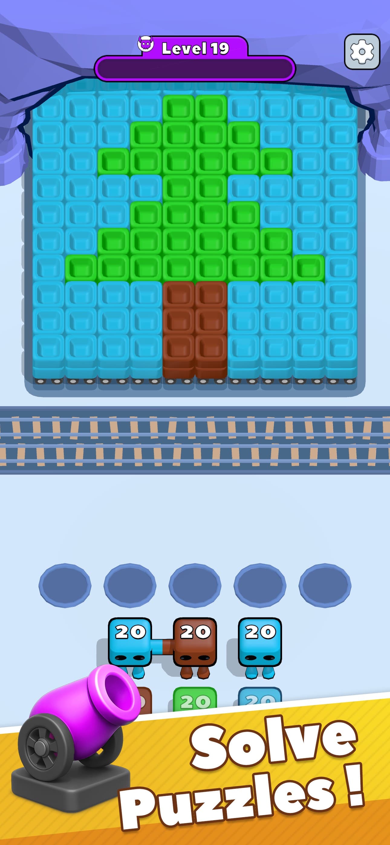 Color Blast 3D : TramCar screenshot 3 - screenshot