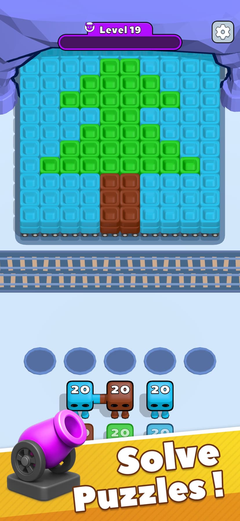 Color Blast 3D : TramCar screenshot 3 - screenshot