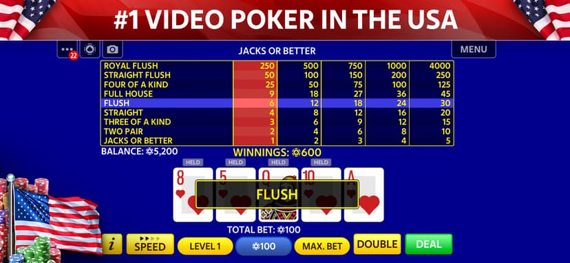 Video Poker by Pokerist screenshot 1 - screenshot