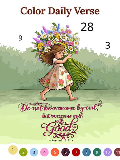 Bible Coloring Paint By Number screenshot 13 - screenshot