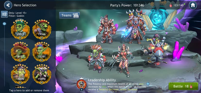 Dragon Champions: War RPG Game screenshot 8 - screenshot