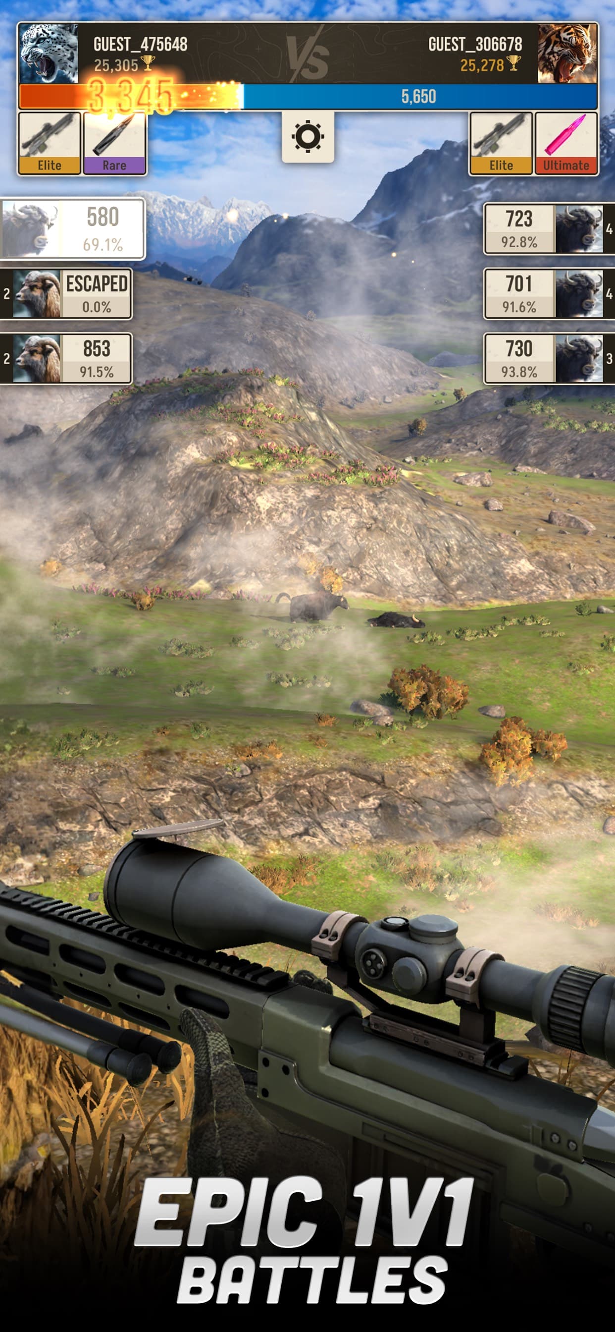 Hunting Battle: Sniper Hunter screenshot 1 - screenshot