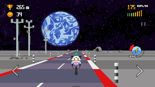 Retro Highway - Bike Racer screenshot 4 - screenshot