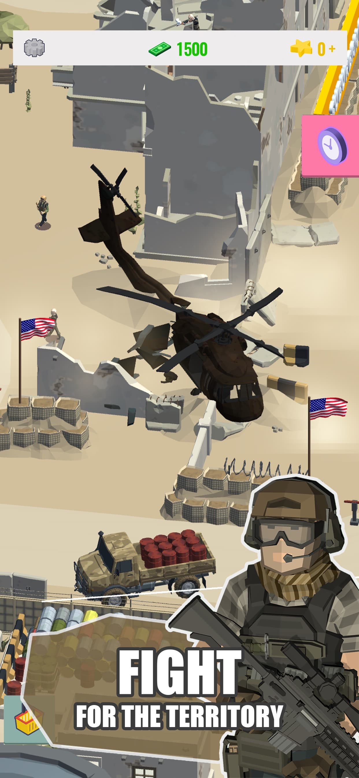 Idle Warzone 3d: Military Game screenshot 2 - screenshot