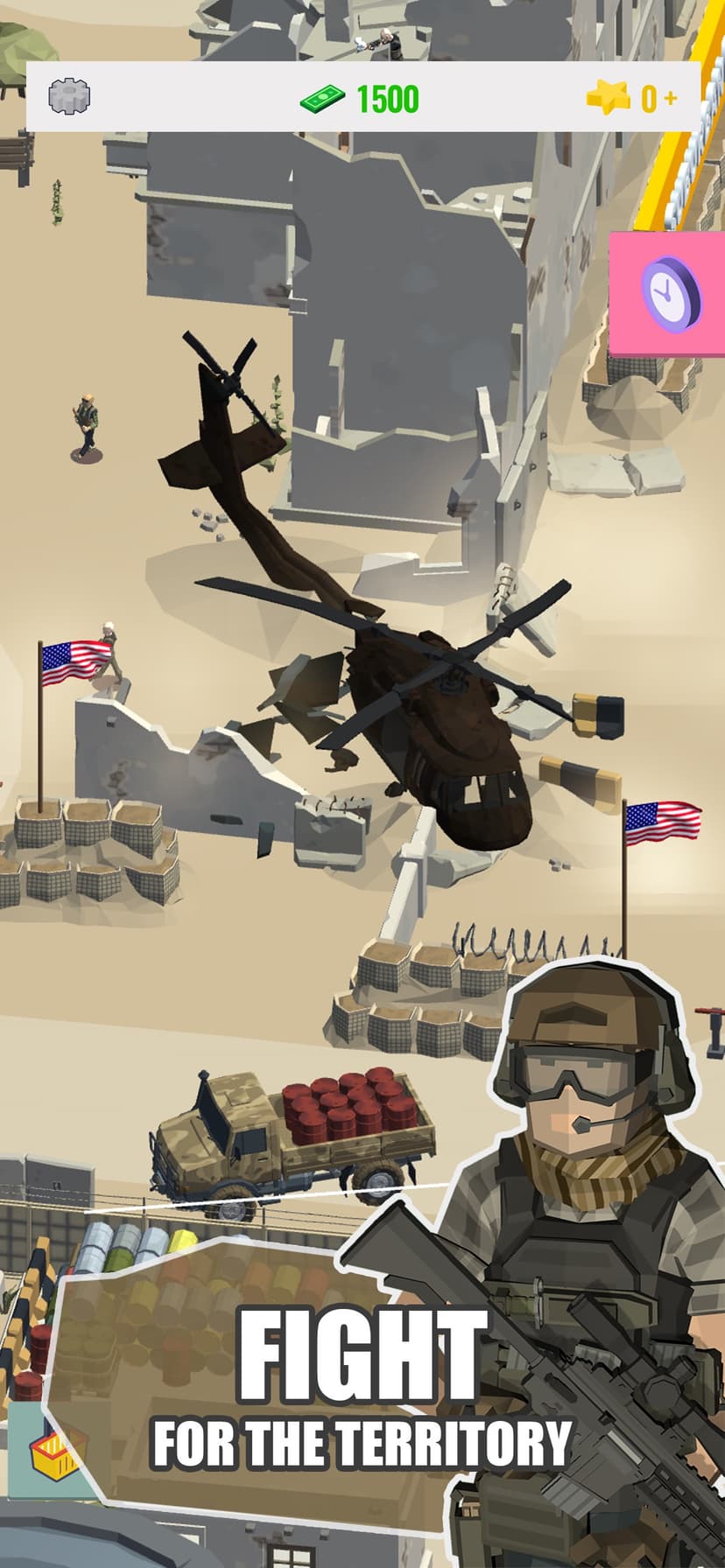 Idle Warzone 3d: Military Game screenshot 2 - screenshot