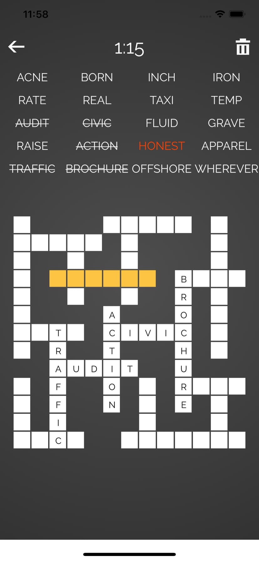 Word Fit : Fill-it-in screenshot 2 - screenshot