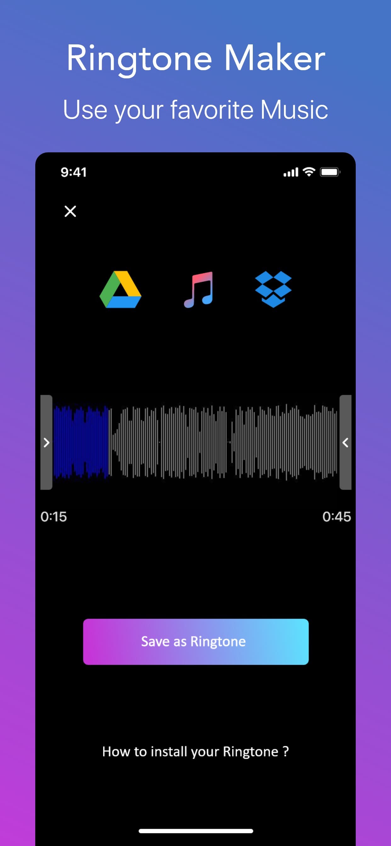 Ringtones Maker for iPhone ‣ screenshot 2 - screenshot