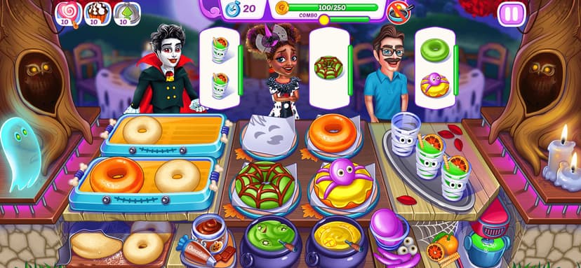 Halloween Madness Cooking Game screenshot 1 - screenshot