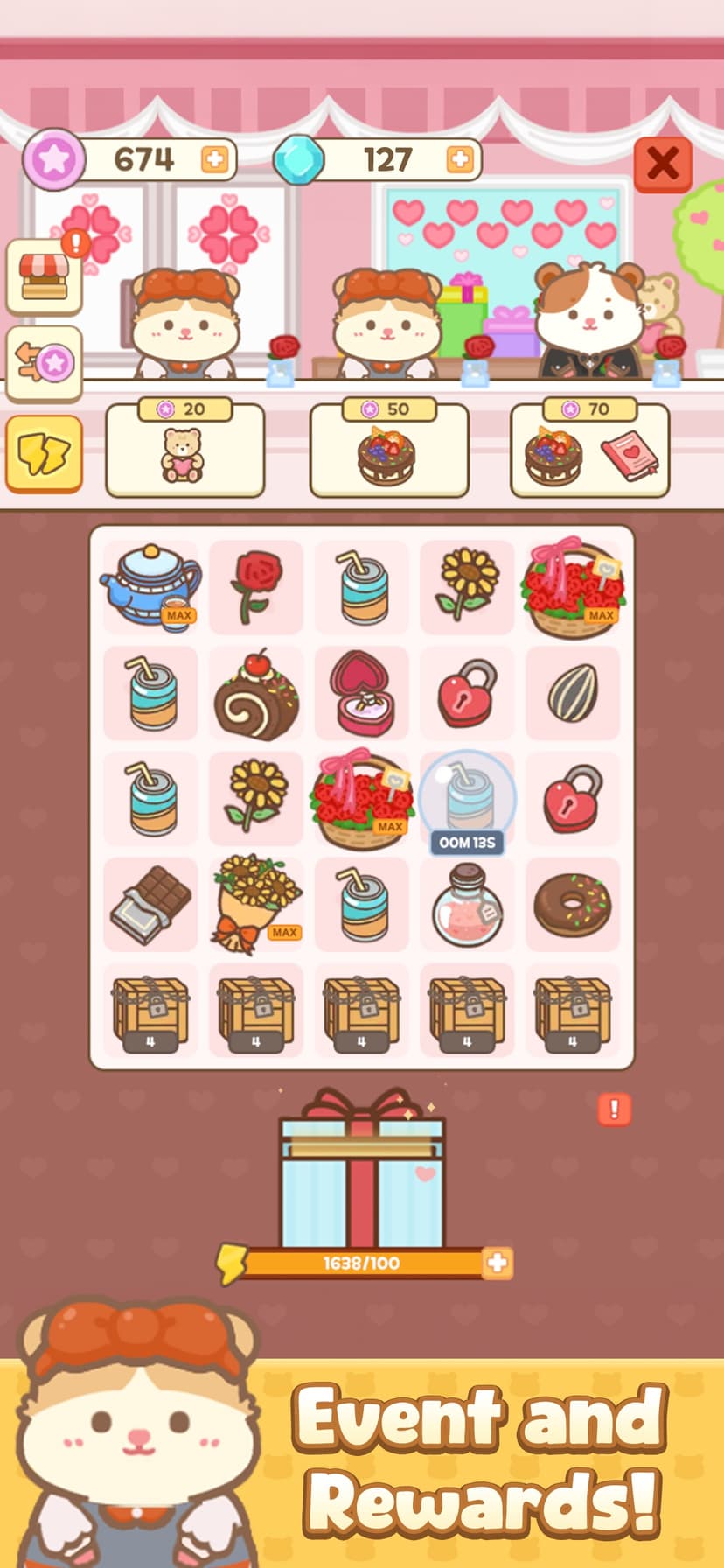 Ham's Kitchen : Cute Food Game screenshot 9 - screenshot