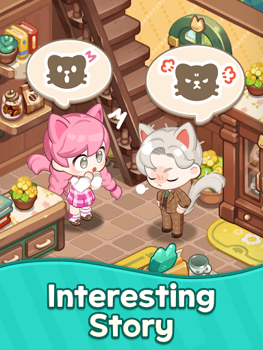 Merge Cat Cafe: Deco screenshot 14 - screenshot