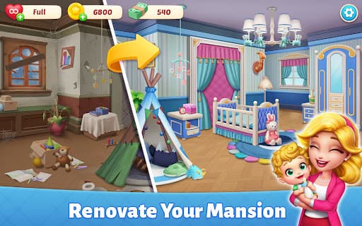 Baby Mansion-home makeover screenshot 13 - screenshot