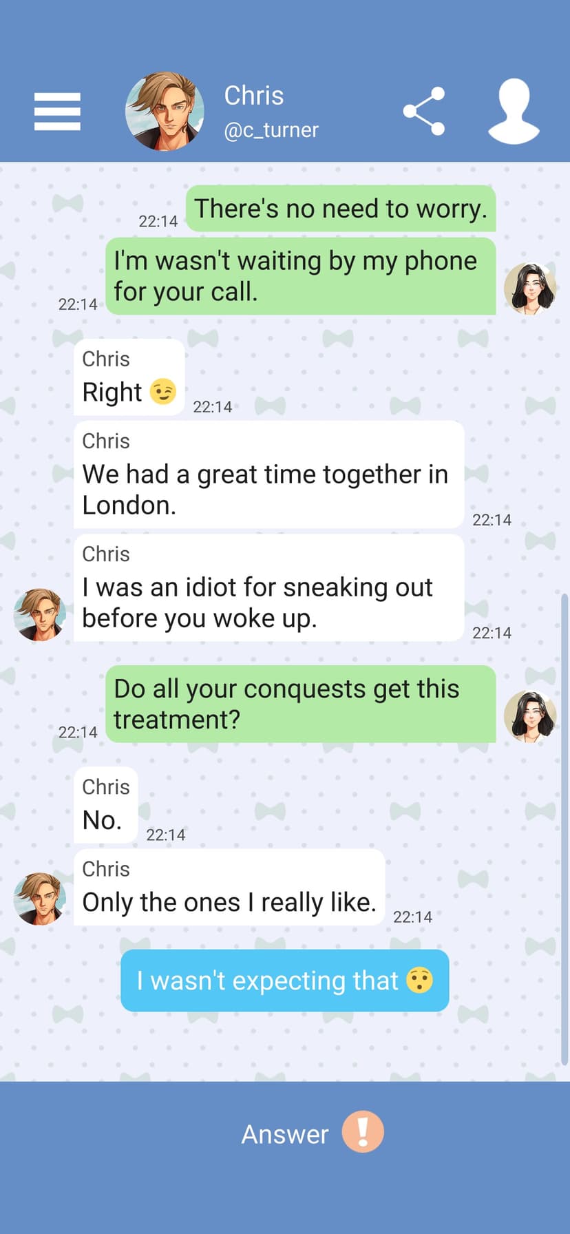 Hey Love Chris: Text Story screenshot 5 - screenshot
