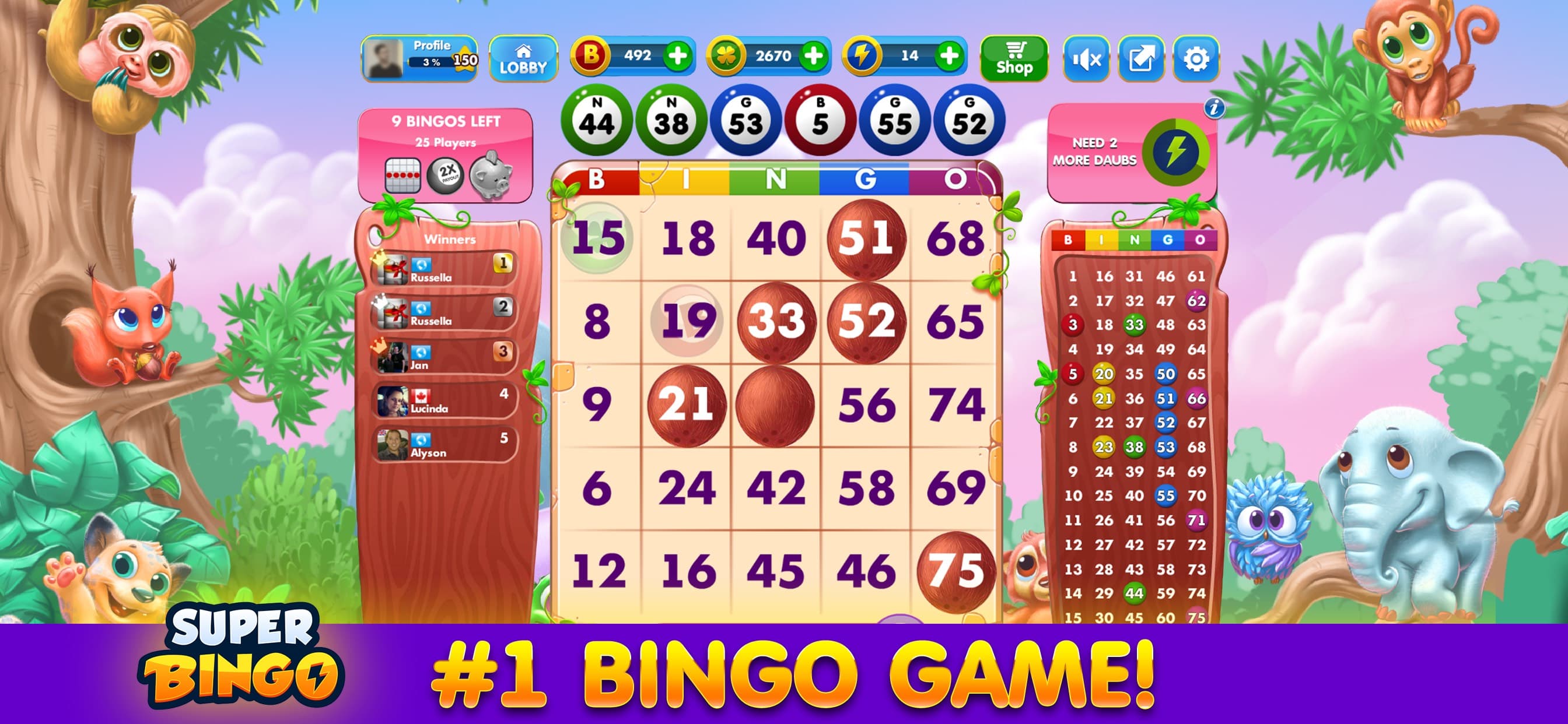 Super Bingo HD™ - Bingo Live screenshot 1 - screenshot