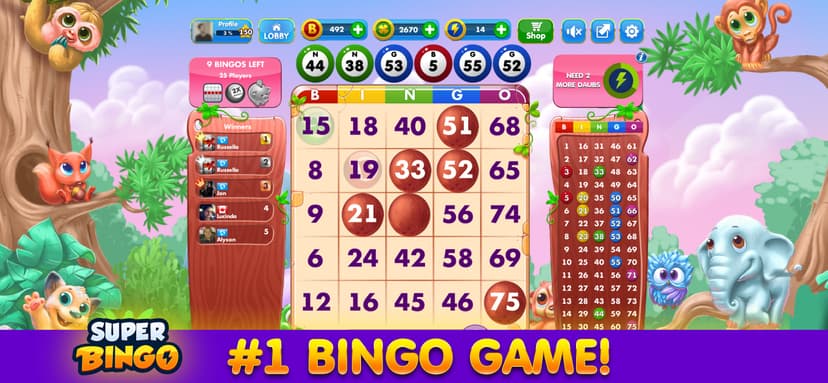 Super Bingo HD™ - Bingo Live screenshot 1 - screenshot