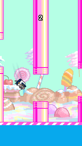 Flappy Nyan: flying cat wings screenshot 7 - screenshot