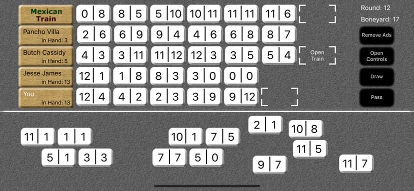 Mexican Train Dominoes screenshot 6 - screenshot