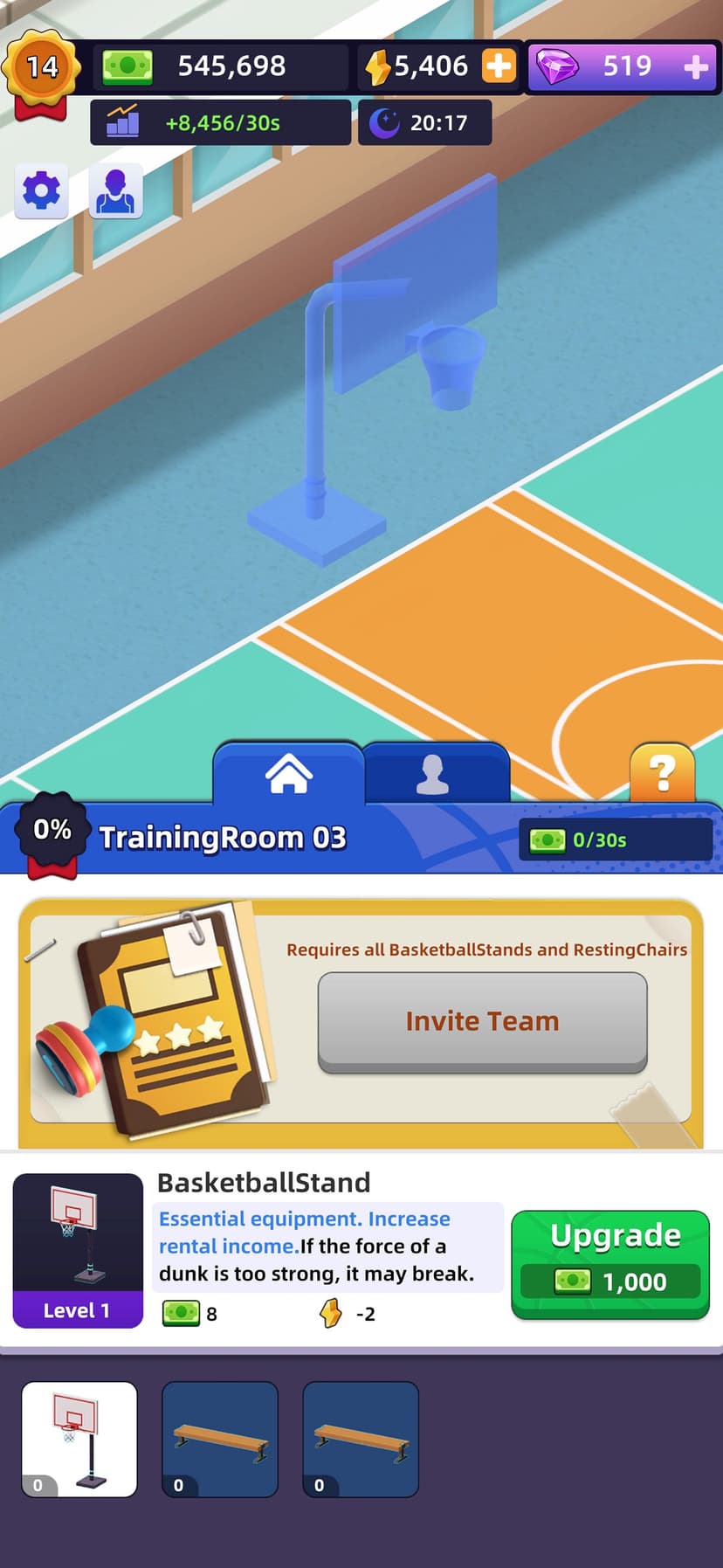 Idle Basketball Arena Tycoon screenshot 4 - screenshot